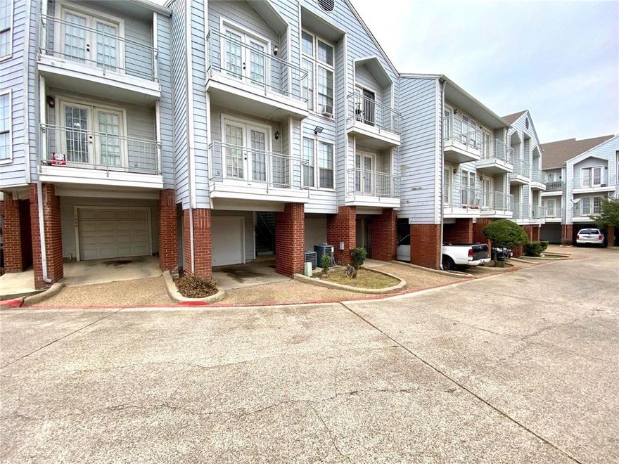 Wonderful newly updated units for rent!! This unit is a 3-story townhome with a 1-car garage, 2 balconies, a fireplace, kitchen appliances, and lots more! Located only 5 minutes from the Dallas Richland Campus and other shops and stores. Don't miss out on this great find! APPLY TODAY