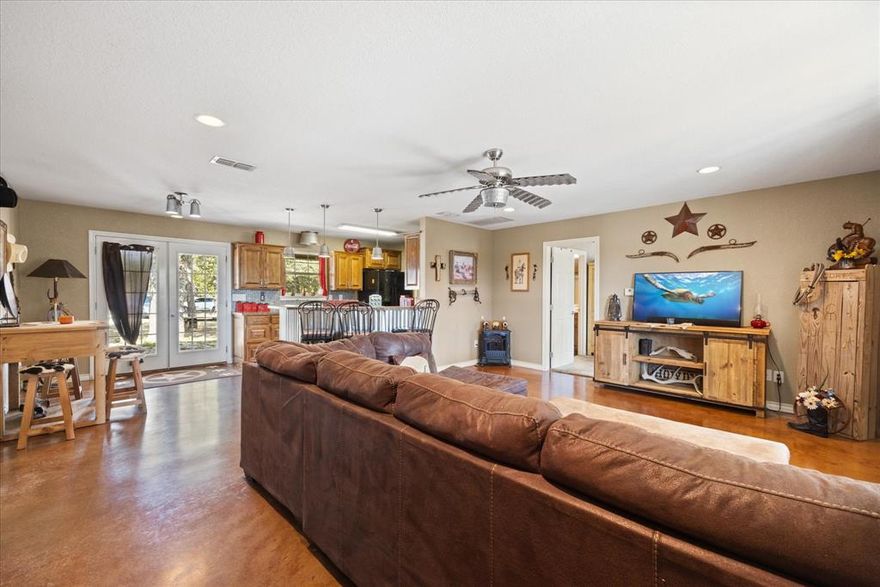 Discover the perfect blend of rustic charm and modern convenience in this enchanting 2-bedroom, 2-bathroom house nestled on 10 picturesque acres. Step inside to find a welcoming layout that flows effortlessly from room to room. The cozy living area is perfect for gatherings, while the kitchen offers ample storage and counter space. Each bedroom is filled with natural light, providing serene retreats after a long day. Outside, the property is a true oasis. Enjoy the tranquility of your expansive land, perfect for gardening, exploring, or simply soaking in nature. The carport offers convenient covered parking, while additional covered storage provides space for tools or equipment. Whether you’re looking to cultivate a small hobby farm or seeking a peaceful retreat, this property offers endless possibilities. Don’t miss the chance to own a piece of history with modern amenities in a stunning natural setting!