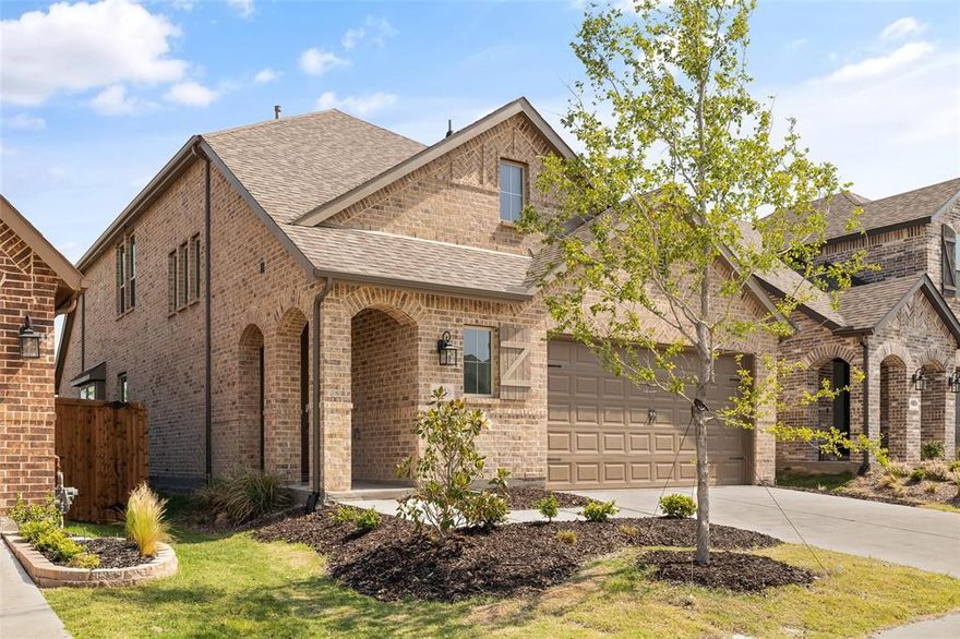 You'll love this well-maintained Highland Windermere two-story home!  Enjoy the spacious open floor plan with upgraded luxury vinyl flooring and upgraded bathroom tiles. Kitchen, fully open to the family room offers a large granite island, perfect for entertaining. Primary bedroom is a dream come true with an oversized tiled shower, linen closet, spacious walk-in closet.  The home office can be used as additional bedroom or playroom.  Large accurately describes the game room, secondary bedrooms and covered porch!  Close to shopping, schools, McKinney, Anna and Melissa.