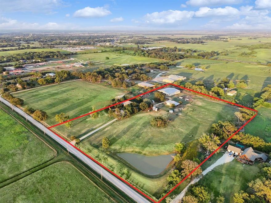 Welcome to your next opportunity—a spacious 4-bedroom, 4-bathroom home sitting on open, unrestricted land with endless possibilities. With over 4,400 square feet of carefully constructed interior space, this property was built with quality, function, and potential in mind.Ideal for equestrian enthusiasts or your training business with room to expand, the property features a covered riding arena, a 7-stall barn, hay and feed storage, shop, and boat and RV parking. Two wells, plus access to co-op water, ensure your operation stays on track rain or shine. Whether you're looking to run a training business, host events, or simply spread out in a peaceful location, this property sets the stage.hanks to ag exemption status, you’ll also enjoy lower property taxes—just another reason this home checks all the boxes for smart investment and long-term value. There’s plenty of room to expand, start a rental venture, or develop your own dream venue.Beyond the boundaries of the property, you'll find convenient access to Lake Ray Roberts Nature Center just a short drive away—perfect for outdoor recreation or a scenic escape. Nearby attractions include the PGA Headquarters in Frisco and premier shopping at Legacy West. Educational needs? Pilot Point High School is only minutes away.This home offers more than square footage; it offers options. Whether you’re raising horses, launching a business, or simply looking for space to think big, this property proves the sky isn't the limit—just the view from your front porch. Additional acreage available!