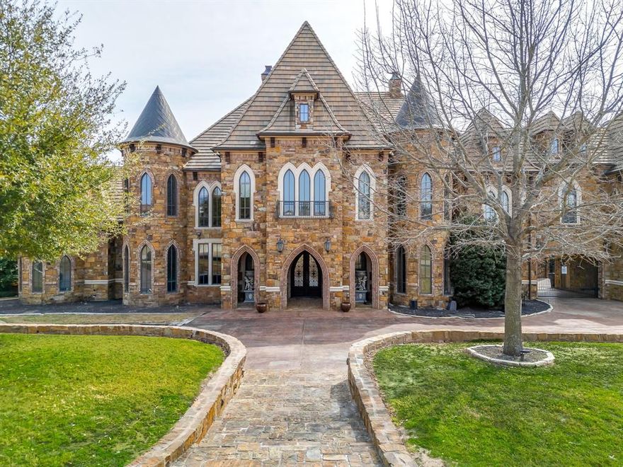 At the pinnacle of Fort Worth’s most exclusive guard-gated enclave in Montserrat, this spectacular 2-acre estate is a rare architectural statement—designed for those who view a home not simply as a residence, but as a legacy. This remarkable estate commands sweeping vistas and absolute discretion. Conceived by renowned luxury builder J. Lambert Custom Homes, and built by the owner of the Texas Rangers, this extraordinary estate carries a provenance as distinguished as its design. The primary residence unfolds with grand scale —with aprx 20,000 square feet including seven private bedroom suites, each with spa-level baths and bespoke finishes, are thoughtfully arranged to balance intimate spaces with architectural distinction. Expansive living and entertaining spaces transition effortlessly, curated for formal galas and family gatherings. An independent 4,734-square-foot guest residence offers uncompromised privacy and quality—ideal for extended family, security detail, or VIP guests.
The amenity portfolio rivals that of a private resort: indoor and outdoor pools, a private pond, professional-grade sports court, multiple terraces, private well, and meticulously landscaped grounds designed for both recreation and repose. Within the estate reveals layers of indulgence: a temperature-controlled wine gallery, state-of-the-art movie theater, gym, and elevator. The owner’s retreat is a sanctuary of stature, complemented a luxurious spa-like bath and private office suite accessed by its own dedicated elevator. Every element of this estate speaks privacy and preeminent living. This legacy estate is crafted for those who expect architectural distinction, uncompromising luxury, and utmost privacy. Montserrat is a prestigious guard-gated community located in Fort Worth, TX and minutes from some of the city's finest dining, premier shopping, and private schools. Buyers to verify all information.