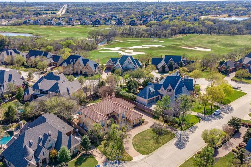 Gated exclusive Chadwick Crossing  of Southlake's master planned community of Timarron, features an enclave of the finest custom built estates. Chadwick’s perimeter abuts a  heavily wooded grove of pines and oaks on the east side and the west side the 4th  fairway of the private Byron Nelson 18 hole course of Timarron Country Club. Mediterranean in style and fashioned and built with this owner and Paul Wright of Wright Custom Homes, this estate exudes quality and absolute meticulous care. Privacy and a floor plan that will please many discerning buyers of today plus the  location to be able to walk or ride a bike to Southlake Carroll ISD exemplary schools or the ease of close by shopping and travel lanes makes this property a real gem. Timarron' s multiple amenity centers with pools and tennis courts  for all to enjoy along with miles of biking trails plus the opportunity to join the revered Timarron Country club just steps away makes this property A real must see to appreciate. ahs