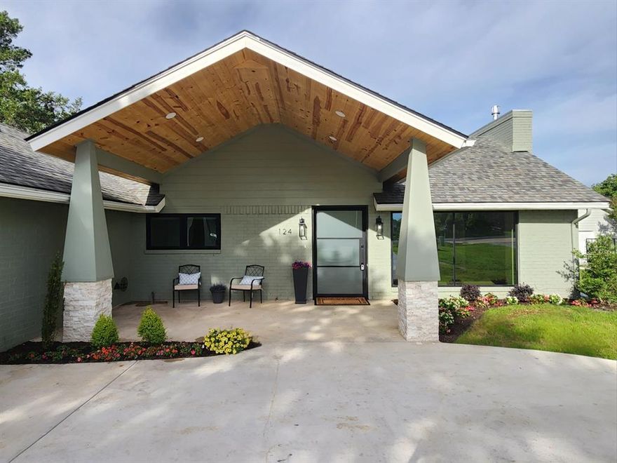 COMPLETELY REMODELED AND REDESIGNED CUSTOM HOME CONVENIENTLY LOCATED TO THE BOAT RAMP, ENJOY RELAXING ON THE EXTRA-LARGE DECK WITH PARTIAL VIEW OF THE LAKE! THIS HOUSE WHICH FEATURES AN OPEN CONCEPT AND GORGEOUS GAS FIREPLACE IS PERFECT FOR ENTERTAINING! THE KITCHEN HAS BEEN REDESIGNED WITH STAINLESS STEEL APPLIANCES, NEW CABINETS AND BEAUTIFUL QUARTZ COUNTERS.
THE HOME FEATURES THREE SPACIOUS BEDROOMS AND TWO REMODELED BATHROOMS WITH CUSTOMS SHOWERS. ALL NEW ELECTRICAL AND PLUMBING. BEAUTIFUL LAMINATE FLOORING WITH ALL NEW CEILING FANS AND STYLISH LIGHTING. NEW ROOF, NEW WATER HEATER AND NEWLY ADDED CENTRAL HVAC. THE HOME HAS BEEN FRESHLY PAINTED ALONG WITH THE ADDITION OF NEW MODERN WINDOWS. DON'T MISS OUT ON THIS RARE FIND IN LAKE KIOWA! BUYER OR BUYER'S AGENT TO VERIFY ALL INFORMATION.