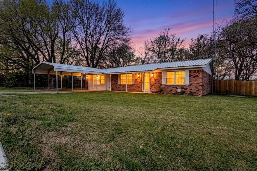 Nestled on a spacious lot outside the city limits, this charming 3-bedroom, 2-bath home offers the perfect blend of peaceful country living with convenient access to town. Located just a few miles from Bonham State Park, you’ll enjoy easy access to outdoor recreation including fishing, hiking, and camping. Enjoy the wide-open space—perfect for entertaining, gardening, or simply relaxing and taking in the quiet surroundings. The information provided is considered reliable, yet not guaranteed. Buyers are advised to verify all details and conduct thorough due diligence.