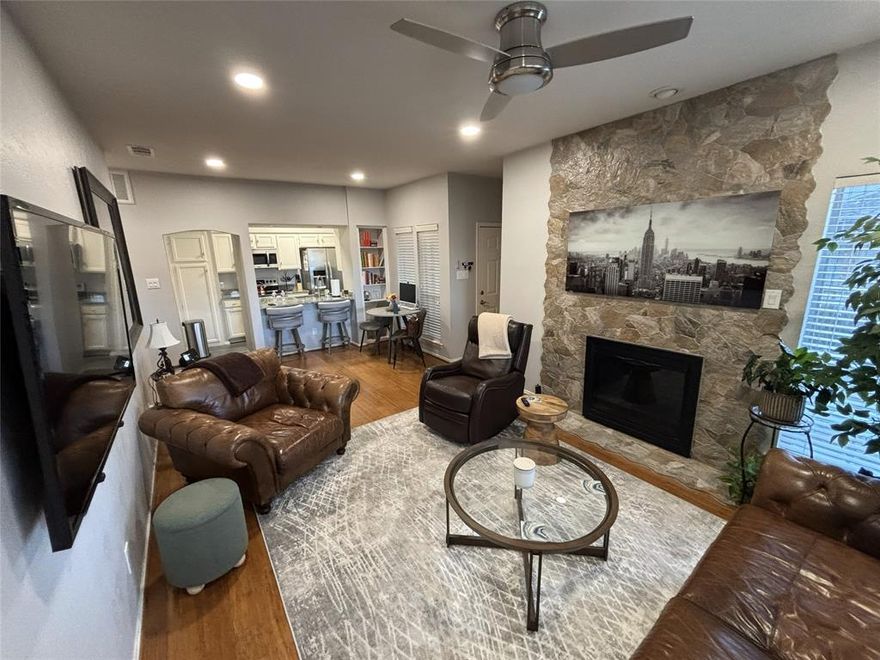 INVESTMENT PROPERTY! NEWLY REMODELED - Chic 1-Bed, 1-Bath Condo in Addison! Open layout with modern kitchen, private balcony, in-unit laundry, and covered parking. Enjoy the community pool. Located just minutes from Addison Circle Park, shopping, and dining.  Peaceful community filled with mature trees and green spaces, this condo offers the best of both worlds: tranquility and convenience. You're just minutes from Addison's top-rated restaurants, retail, walking trails, and beautiful parks. This property is located just a 5-minute walk to the Addison Athletic Club, where residents enjoy full access for a one-time fee of only $10 with no monthly dues. With its private one-car garage and prime location, this residence is a great value in one of Addison's most desirable neighborhoods.

Pecan Square Condos offers a sophisticated and convenient residential experience in the heart of Addison, Texas. With its modern design, upscale features, and community amenities, Pecan Square Condos provides residents with a luxurious and well-rounded living environment. The community's dedication to contemporary living, convenience, and fostering a sense of community makes Pecan Square Condos an exceptional choice for individuals seeking an elevated urban lifestyle in Addison, Texas.

Currently leased expires 1-1-26 then on a month-to-month basis due to sale at $1,750 per month.  30-day notice to vacate or investor could extend the lease.