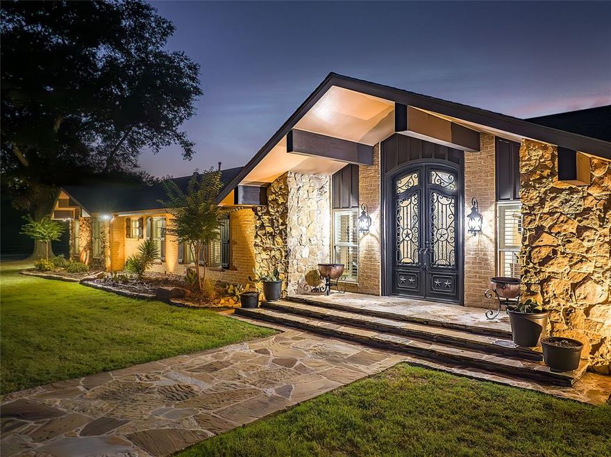 Escape to your own piece of paradise in the heart of East Texas with this luxurious ranch retreat in Pittsburg. Situated on a sprawling 20-acre canvas just two hours east of DFW, this modern masterpiece boasts 4,272 sq ft of comfortable living space.  Step into the spacious kitchen that features granite countertops and custom stonework. With 4 bedrooms and 3 full bathrooms, there's ample space for family and guests to unwind. The home office provides more than enough space for two or more professionals working from home.  Step down into the living area and enjoy vaulted ceilings, custom mantle, and fireplace.  This retreat includes two water wells, ensuring a reliable and sustainable water source. A newly built 40x60 shop provides space for equipment & storage. The custom gated entry sets the tone for the exclusivity and privacy that this property affords. The property is fenced with Priefert Continuous Fence adding a timeless design. Call to schedule your private tour today!