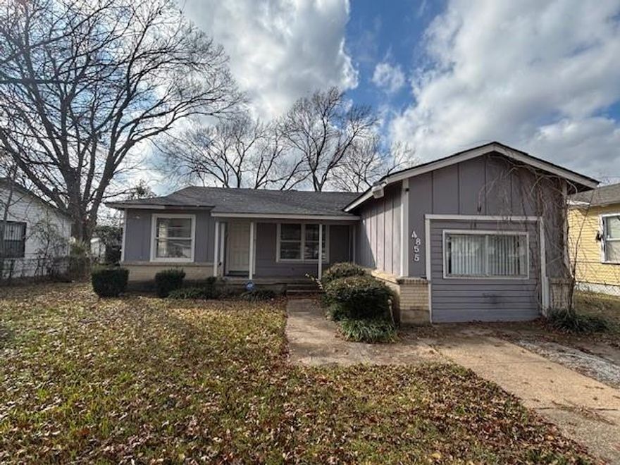 Ideal location for first time home owner or an investor for rental. Close to major streets and bus route. Home features 3 bedrooms. Hardwood floors in main living area. Large backyard. Lots of opportunity in this home.