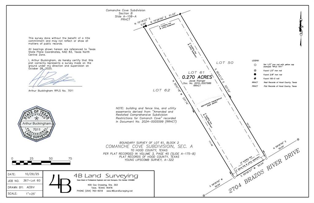 Comanche Cove Sub Sec A - Land