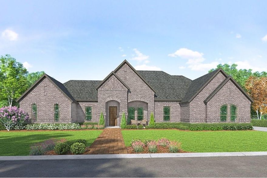 This home is currently in pre-construction—buy now to select your own interior color palette and finishes. Enjoy builder incentives toward design upgrades, closing costs, or rate buy-downs. The Cedarcrest floor plan offers 3,112 sq. ft. of beautifully designed living space with 4 bedrooms, 3 ½ baths, a study, a game room, and a 3-car garage. The gourmet kitchen features soft-close cabinets and drawers with hardware, a pot filler, LG appliances, an enlarged quartz island with extra cabinetry, pendant and under-cabinet lighting, and a 36” gas cooktop. The open-concept family room boasts a 60” fireplace, while the game room offers a vaulted sloped ceiling and its own half bath. Engineered wood floors flow throughout, with long hallways leading to the luxurious main suite, complete with a spa-like walk-through shower with tile to the ceiling, quartz vanities, and a custom closet with built-in shelving and shoe boxes. Additional highlights include a mudroom, double water heaters, spray foam insulation, blinds, and smart home technology with security, a video doorbell, and zoned lighting.
