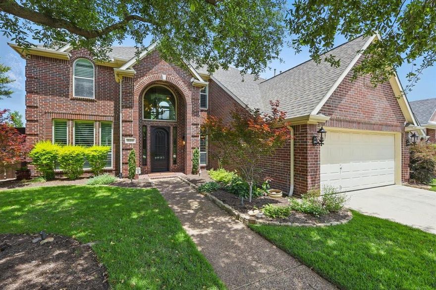 Nestled in the heart of highly sought-after Coppell, this beautifully completely updated two-story home offers the perfect blend of modern comfort and natural serenity. Backing directly to a tranquil pond and miles of scenic walking trails, the backyard feels like your own private retreat—ideal for morning coffee, evening strolls, or simply unwinding with nature as your backdrop.  Inside, you'll find a spacious, thoughtfully designed layout with fresh updates throughout. From the light-filled living areas to the stylishly renovated kitchen and baths, every detail has been carefully curated for both functionality and aesthetic appeal. Upstairs, generous bedrooms provide space and privacy for the whole family along with a game room.  Downstairs, there is a private extra bedroom with full bath next to it perfect for guests or in-law suite.  Located within top-rated Coppell ISD and within walking distance to schools K-12 (except CHS 9), shopping, and dining.  This home truly offers the best of both worlds—modern living with peaceful, picturesque surroundings. Don't miss this rare opportunity to live in one of Coppell's most desirable settings!