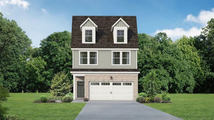 MLS# 21101476 - Built by Davidson Homes - Ready Now! ~ Welcome to the Durham! Inside, you’re greeted by the expansive foyer hallway and open-concept family room flooded with natural light. The kitchen is a modern cook's dream, showcasing ample counter space and a breakfast area that's perfect for casual dining. Just beyond the family room, the door opens onto a charming patio. Heading upstairs, you’ll find a flexible loft space, perfect for a playroom, office space, and more! The owner’s bedroom provides a peaceful retreat with an ensuite bathroom, featuring a double vanity and spacious closet. Just down the hallway, two additional bedrooms offer extra living space. Speaking of space, this design also features a two-car garage! *Rendering shown is for illustrative purposes only. Actual home will be constructed as an attached duplex townhome and may vary in appearance. Representative photos may include upgrades and non-standard features. Please see community's New Home Consultant for details.