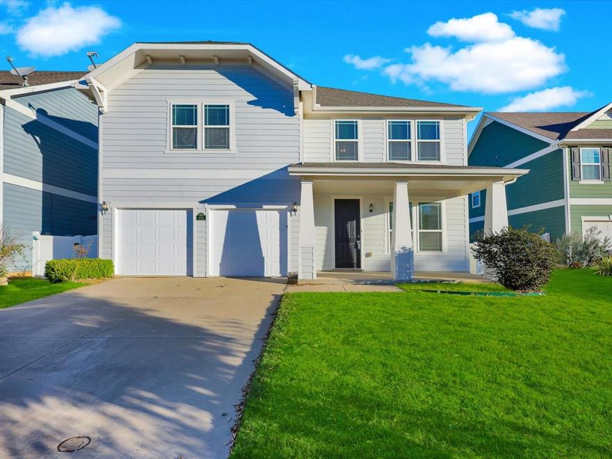 Welcome home to this beautiful 4-bedroom, 3.5-bathroom home on a quiet cul-de-sac in the highly sought-after Providence Village community. Entering the home, you will find an inviting living area and an open kitchen designed for everyday living and entertaining.  This layout includes a mother-in-law suite or second master on the main floor, perfect for guests or multigenerational living. Upstairs, you'll find two spacious bedrooms and an oversized primary suite featuring his and her walk-in closets, a large ensuite bathroom, and a private balcony—your own retreat for morning coffee or sunset views. Step outside to a covered patio overlooking a spacious, level backyard with no neighbors behind — the perfect spot for relaxing, entertaining, or letting the kids play freely. Enjoy resort-style living with community amenities that include multiple swimming pools, neighborhood ponds, parks, playgrounds, a clubhouse, and a community center. Providence Village delivers a small-town charm with big community energy.