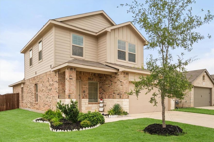 Stunning Cute and Clean 2023 two-story on a Premium Super Large Size Corner lot that backs up to a Greenbelt. This 4 bedrooms, 2.5 bath property has an Open layout featuring a large granite island, stainless steel appliances, gas range, large walk-in pantry, and dining area that flows into an open living room area. The oversized downstairs primary suite includes a very Large Walk-in closet and a Oversized Shower. Upstairs offers a versatile large Game Room, Three spacious bedrooms, one with an walk in closet and a full bath. 

Energy-Efficient features include Polyfoam seal insulation, High-SEER AC unit, Tankless water heater, Wi-Fi thermostat, TAEXX pest control system, Whole House Arc Fault Protection-AFCI and Smart Home Technology package. Covered back patio, 6' stained wood fence with metal posts, and a full landscaping package with Sprinkler system. 

High-grade carpet recently installed from NFM with a premium pad adds value and comfort.  
Enjoy neighborhood walking trails, beautiful pool, a park, playground, scenic pond, and top amenities. This home is a great opportunity combining Style, Quality, and Smart features in one exceptional Boyd location. Boyd High School is known for its strong athletic programs, especially the Baseball and Volleyball programs. Homecoming Parades and Seasonal events with the Small Town Charm that is Boyd! Great County living with City conveniences nearby! DFW Airport about 35 minute drive off 114.