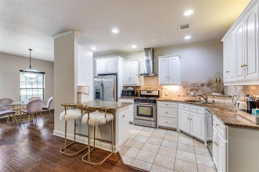 Set on a quiet, tree-lined street in McKinney’s coveted Stonebridge Ranch, this stunning three-level, light-filled townhome offers the perfect blend of comfort, style, and location.

Inside, you’ll find dual primary suites, a private balcony, and an open-concept living area anchored by a cozy fireplace, designed for both everyday living and effortless entertaining. The kitchen is equipped with granite countertops, a gas range, stainless steel appliances (refrigerator conveys), and generous prep space to support everything from weekday meals to weekend hosting.

Move-in ready, this home is located just minutes from top-rated McKinney ISD schools, scenic trails, and the shops and dining of Adriatica Village. 

Modern, warm, and lifestyle-driven, this is McKinney living at its finest. Don’t miss your chance to call it home!

Seller offering up to $5000 in concessions to assist with closing costs!