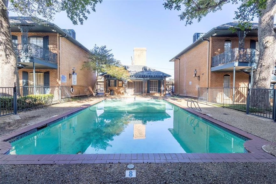 Exceptional Urban Lease Opportunity: Sophisticated 3-Bedroom Retreat in Gated La Fontaine!
A rare opening in the coveted, French-inspired, gated La Fontaine Condominiums is here! This meticulously maintained, second-floor residence is newly painted and professionally cleaned, making it completely move-in ready. The interior offers sophisticated living with dynamic wood floors flowing through an open-concept layout , and features recent elegant tile replacements. The condo includes three bedrooms, highlighted by a tranquil primary suite that offers the exceptional luxury of DUAL walk-in closets. Modern convenience is assured with an indispensable in-unit stackable washer-dryer. Situated under 40-ft tall live oak trees , the location is a highly walkable paradise, just minutes from premier spots like Central Market and Tom Thumb , and is near Mockingbird Elementary. The unit comes with one assigned covered parking space and residents enjoy a sparkling community pool. This high-demand rental opportunity will not last—contact us today to schedule your private showing!