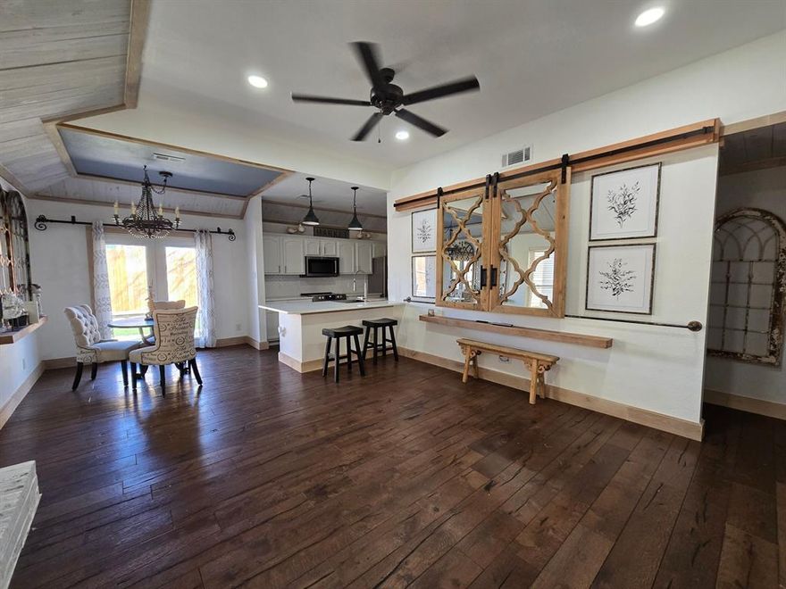 All brand new finishes and luxurious living! Spotless. The whole unit has been upgraded with luxurious finishes, including white oak woodwork, baseboards and trim, quartz countertops, new stainless steel appliances, glass shower doors, designer flooring, and chandeliers. Ready to move in. This is the dream place for your pickiest tenants. The backyard is finished with engineer turf, paver patio areas, built-in Brazilian hard wood seating with solar lights and brick columns, and it is very low maintenance and private. Include washer and dryer, and refrigerator. Many other incentives that are negotiable with the rent price include the following: gas fire pit, hot tub, designer furniture, iron curtain rods, brand new smart TVs, kitchen ware, decoration items, rugs. Convenient location. Private backyard. Shows like a model home. This is not the whole house rental.