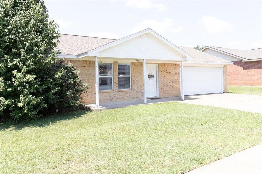 CHARMING and move-in ready! Welcome to this beautifully refreshed 3-bedroom, 2-bath home nestled in a quant Granbury neighborhood. Step inside to discover a bright and open layout featuring a spacious living room, designated dining area, and a stylish galley kitchen with sleek appliances. Every inch of this home has been thoughtfully updated, offering modern finishes and comfortable living throughout. The large backyard provides plenty of space for outdoor enjoyment, and the 2-car front-entry garage adds convenience. Washer, dryer, and refrigerator all convey. PHOTOS will be updated ASAP.