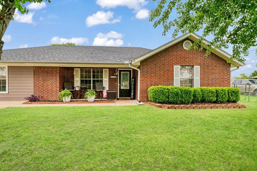 Well maintained brick home with new workshop carport storage area!  The home has a large fenced in back yard that is just a short drive to Pay Mayse Lake and conveniently located in Powderly off 906W on the corridor to Oklahoma but still in Texas!  The 3 bedroom, 2 bath brick has two living areas or the bonus room could easily be converted to a 4th bedroom or  large office.  Currently being used as a game room, but the sky is the limit! Living room has vaulted ceilings and beautiful hardwood floors.  Gas hook up in place for the oven in the kitchen and water heater in the laundry.   All appliances convey so this property is ready to move in and start enjoying!  Newer roof, flooring, vac. Schedule your showing today!