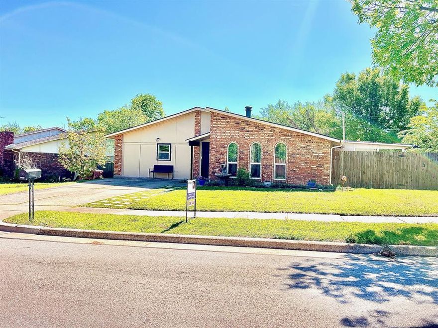 PRICE REDUCTION! A BEAUTIFULLY UPDATED HOME WITH SPACE, STYLE, AND HEART AND MINUTES FROM EVERYTHING! 
NEW roof (2025)  
NEW windows (2025)  
NEW flooring (2025)  
Remodeled bathrooms (2024)  
HVAC system (approx. 7 years old with service contract)  

Welcome to this spacious 4-bedroom, 2-bath brick home in Arlington offering over 2,200 sq ft of thoughtfully designed living space—perfect for growing families, entertaining, or simply enjoying everyday comfort.

From the moment you walk in, you’re greeted by a warm, inviting living room anchored by a classic wood-burning brick fireplace—the perfect place to unwind, gather, and create lasting memories. The open flow leads effortlessly into a beautifully updated kitchen with granite countertops, making it easy to stay connected whether you’re hosting guests or enjoying a quiet night in.

The sunlit dining area is a true highlight, with large windows that flood the space with natural light and offer peaceful views of the backyard—creating the perfect setting for morning coffee or family dinners. Only 12 minutes from TEXAS LIVE! and 5 minutes from Arlington Highlands! 

Need flexibility? You’ll love the fourth bedroom, thoughtfully created from a partial garage conversion—ideal for a guest room, home office, or private retreat—while still maintaining valuable storage space. 

Step outside and discover a generous backyard with a wooden patio deck ready for weekend BBQs, entertaining friends, or simply relaxing under the Texas sky.

Large backyard with great potential and room to add your personal style, this home presents a fantastic opportunity for buyers looking to customize and make it their own.  Located just minutes from schools, parks, shopping, and major highways, this home offers the perfect balance of convenience and comfort!

This isn’t just a house—it’s a place to truly feel at home. Don’t miss your chance to make it yours—schedule your showing today!