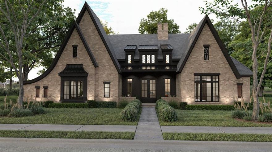 Luxury living on a prime lot in Woodway's prestigious Westlake Estates! After construction, this Tudor-style home will offer privacy and security in a beautiful gated subdivision featuring wide sidewalks, lush open spaces, and a putting green. Here, you'll find elevated finishes and fixtures throughout, with 3 bedrooms and 2.5 bathrooms, a living area with a vaulted ceiling, and an open concept chef's kitchen with a catering kitchen nearby. Work from home in the study adjacent to the entry or the office nook off the main kitchen. Relax in the isolated primary suite with a dressing area, and unwind on the patio - perfect for outdoor entertaining. Additional features include a 3-car garage, oversized laundry room, a huge pantry, and a second foyer for the owner's entrance. Needing versatility? The study easily transforms into a fourth bedroom with the option for 3 full baths. Don't wait to make this special project yours!