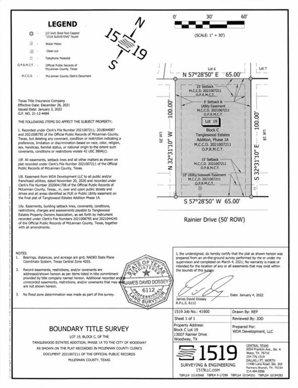 Tanglewood Estates - Land