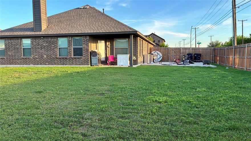 Welcome to this charming home located in the desirable North Fort Worth , Eagle Mountain area. This property offers a comfortable layout with spacious living areas, making it perfect for both relaxing and entertaining. The home features a bright and open living space that flows naturally into the kitchen and dining area, creating a welcoming atmosphere for family gatherings.

The bedrooms provide ample space and natural light, while the primary suite offers a private retreat to unwind after a long day. Step outside to enjoy a generous backyard, ideal for outdoor activities, pets, or weekend barbecues.

Conveniently located near major highways, shopping, dining, and Eagle Mountain Lake, this home provides the perfect balance of neighborhood living with easy access to everyday amenities.

Whether you're a first-time homebuyer or looking for your next move, this property offers comfort, convenience, and opportunity in a growing Fort Worth community.