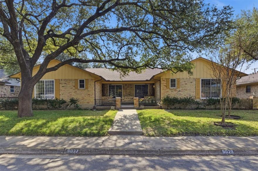 Rare opportunity to own BOTH sides of updated, move-in-ready duplex at 9027 and 9029 Villa Park Circle. Situated in one of Dallas' most sought after areas, just north of NorthPark Mall and and convenient to some of Dallas' best restaurants and shops. Each unit features two bedrooms, two full baths, and two generously sized living areas, complemented by outdoor living spaces with pergola-covered patios and wood privacy fences. Highlights include open floor plans, bamboo flooring, updated kitchens, en-suite master baths, and a prime location in one of Dallas' top equity-building neighborhoods.