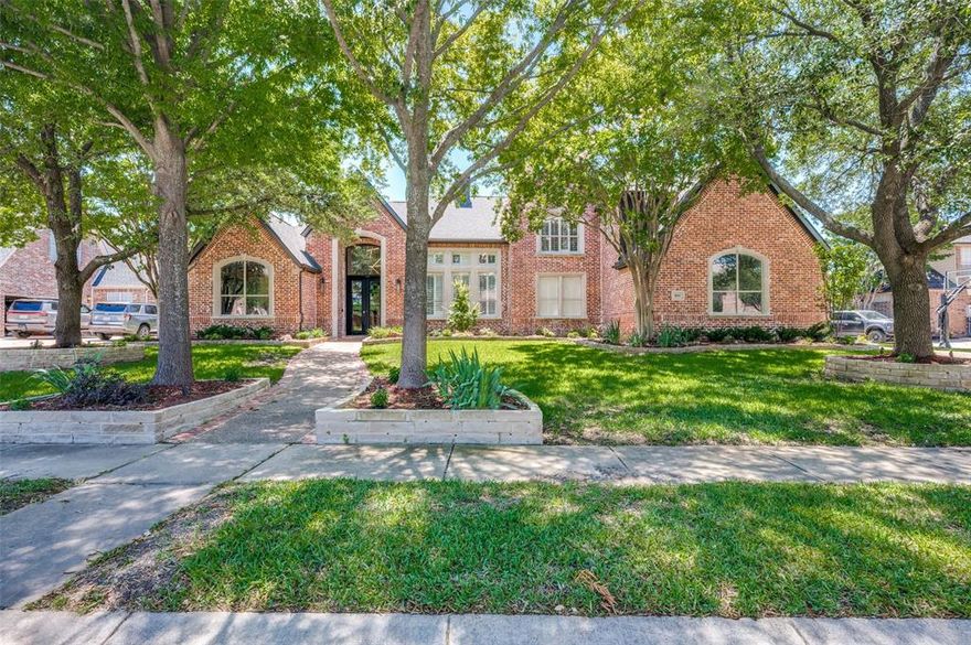 Taken down to the studs and reimagined with high end finishes and the greatest attention to detail. Enter through the elegant iron framed front doors to a wide entry with a sweeping stairway with a custom banister. The modern chandelier lights your way! The entry is flanked by a large private office and a living or dining room, your choice. A see through fireplace connects the back living room to the formal living room. The open concept living dining kitchen has a wall of floor to ceiling windows with views of the private landscaped backyard, pool, spa and patio. The kitchen includes quartzite counters, custom cabinetry, built in refrigerator, double ovens, gas cook top and dual dishwashers. The mud room is a huge bonus, room for your utilities, an additional fridge or freezer and tons of cabinetry. The primary bedroom is split from the rest of the first floor and is a true oasis overlooking the backyard, includes a massive walk in closet with built ins, a seating area, separate vanities and a soaker tub. There is an additional guest bedroom on the first floor. The second floor includes a huge game room and 3 additional generously sized bedrooms. The backyard with a sparking pool and spa, mature trees and vegetable garden is perfect for outdoor living and entertaining. The 3 car garage with epoxied floors and a climate controlled closet for your hunting and camping equipment.