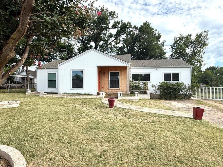 Beautifully updated 3 bedroom, 2 bath home in the heart of Richardson! The quality and craftsmanship is second to none. With spacious bedrooms, lots of natural light and original hardwood floors, the rest of the home has been renovated to include new paint, unique tile in the kitchen along with beautiful marble countertops, nice lighting features and the backyard is large with a recently added backyard oasis including a covered patio with a stainless steel outdoor kitchen and built-in seating, as well as a fire pit to enjoy evenings outside. Sitting on .313 acres, this home offers comfort, luxury, and convenience with a central location, only a couple of minutes to Highway 75, George Bush Rollway, I-635 and a short drive to shopping and entertainment. Won't last long- bring your offers!