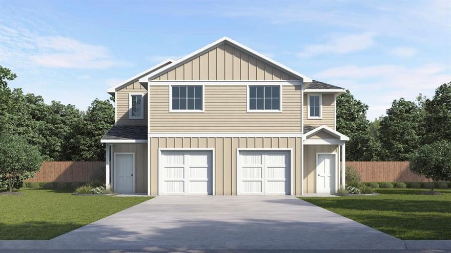 This 4 bedroom 2.5 bath is perfect for first time buyers. Home offers an open floor plan with oversized shower in the ensuite. This home has all bedrooms upstairs, along with utility room for ease. These duplexes also make great investment opportunities.