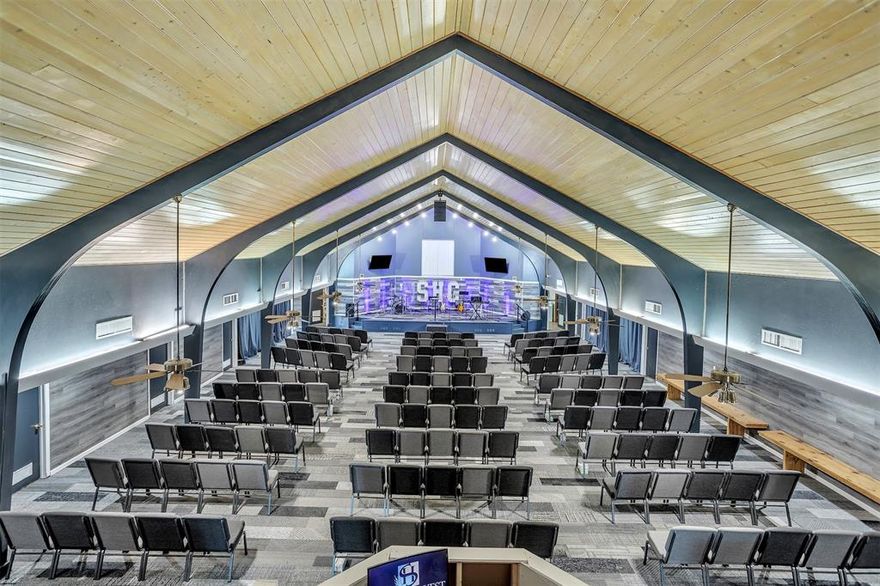 Discover endless possibilities with this beautifully maintained church property located at 1404 N Anglin Street in Cleburne, Texas. Situated on a spacious corner lot in a prime, easily accessible location, this timeless building offers exceptional flexibility for ministry, community, or redevelopment use.

The main sanctuary features soaring ceilings, abundant natural light, and ample seating capacity, creating a welcoming space for gatherings and worship. Additional spaces include multiple offices, classrooms, a fellowship hall, restrooms, and a full kitchen, ideal for hosting community events, meetings, and outreach programs.

The property includes generous on-site parking and is positioned along a well-traveled street, providing excellent visibility and accessibility. With its versatile layout and solid construction, this property could serve as a church, daycare, school, community center, or event venue.

This is a rare opportunity to own a property that blends purpose, location, and potential in the heart of Cleburne.