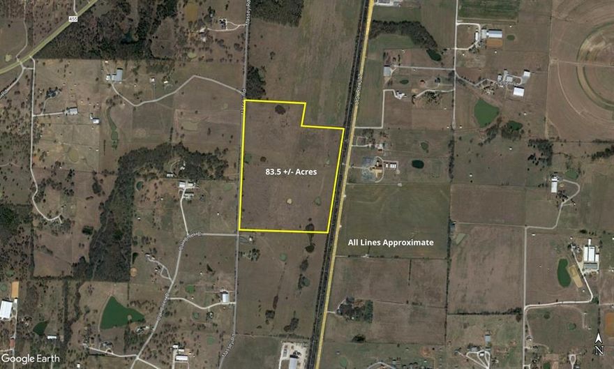 Approximately 83.5 Acres just outside of Pilot Point in between FM 377 and Massey Road. Pilot Point ETJ. Showings will begin on 10-20.