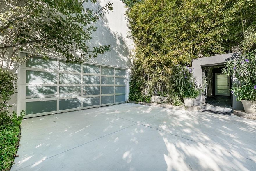 Step inside and experience light, volume, and architectural drama. The main living area is defined by soaring 28-foot ceilings, floor-to-ceiling windows, and a stunning 30-foot barrel-vaulted skylight that floods the home with natural light. The spacious owner’s suite offers a retreat of its own with a vaulted ceiling, skylight, fireplace with gas logs, and rich wood floors. Outdoors, the private backyard oasis features a sparkling pool, a glass greenhouse with an integrated spa, and plenty of room to relax or entertain. With all the bedrooms, bathrooms, and living spaces needed for today’s lifestyle, this home offers incredible potential. Priced to remodel and make it your own—or start fresh and build new—this .43-acre lot in the heart of the Private School Corridor presents a rare opportunity to create your dream home.