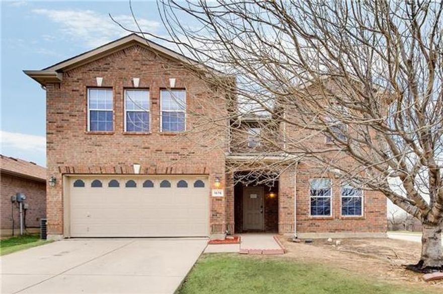 Entertain on the back patio or the large open yard of this two-level home in Frisco. Inside you will find plenty of living space among the three living areas & an open floor plan. The kitchen features stainless steel appliances & an island with a breakfast bar. Cozy up to the fireplace in the family room that is adjacent to the kitchen. Upstairs you'll find a sitting room next to the Master suite. The Master suite includes a walk-in closet, dual sinks & a separate shower-tub. Close proximity to Restaurants, Movie Theaters, parks, golfing, Lewisville Lake & Dallas Northway Tollway.