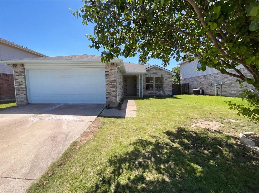 Check out 2232 Bradford Pear Dr, a residence recently transformed with fresh interior paint and new flooring throughout the home, presenting a move-in ready condition. New appliances are incorporated, prominently featuring all stainless steel kitchen appliances, while a welcoming fireplace adds a touch of comfort. The exterior includes a spacious covered patio and a completely fenced in backyard, ready for outdoor living. This home perfectly blends modern updates with practical outdoor appeal. Home comes with a 100-Day Home Warranty and a 7-Day Home Test Drive to move in 7 days early for free