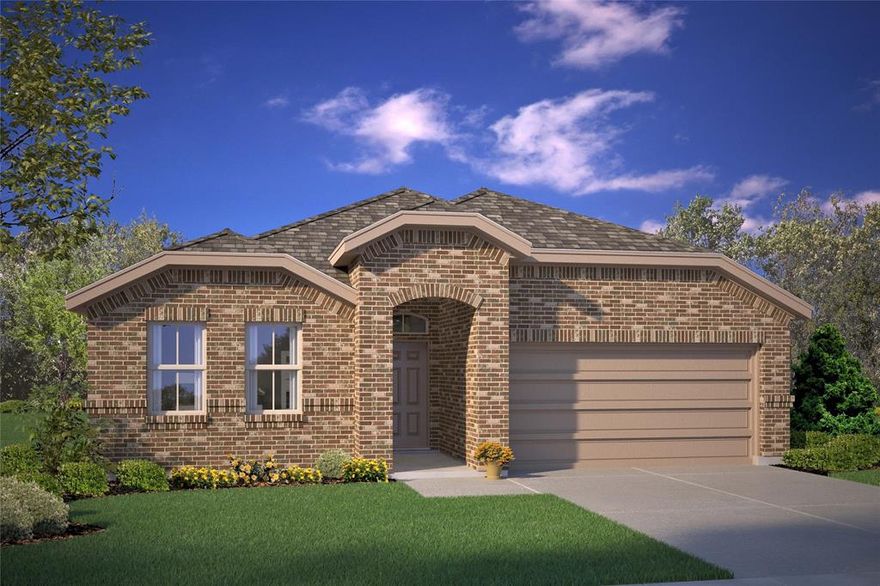 QUICK MOVE-IN!! STUNNING NEW D.R. HORTON HOME in the COMMUNITY of NORTHSTAR in N FORT WORTH and NORTHWEST ISD!! Beautiful 4 BEDROOM Blanco Floorplan-Elevation A, available for quick move-in! Spacious Living with Computer-Desk Nook, Dining and large Chef's Kitchen with Island, Quartz Countertops, tiled Backsplash, Pendant lights, Stainless Steel Appliances, gas Range, Butler's Pantry and walk-in Pantry. Mud Bench and luxurious main Bedroom and Bath with dual sink Vanity, oversized Shower with seat, linen and big walk-in Closet with built-ins. Designer Package including tiled Entry, Halls and wet areas, Quartz topped Vanities in Baths plus Home is Connected Smart Home Technology. Covered back Patio, 6 ft fenced backyard, front exterior Coach lights, partial Gutters, Landscape Package with full sod and Sprinkler System, gas Tankless Water Heater and Pest Defense System and more! Amenities to include: Amenity Center, Game Rooms, Event Space, Splash Pad, Pools, Playground and Soccer Field.