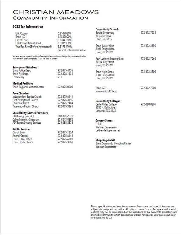 Christian Meadows - Residential