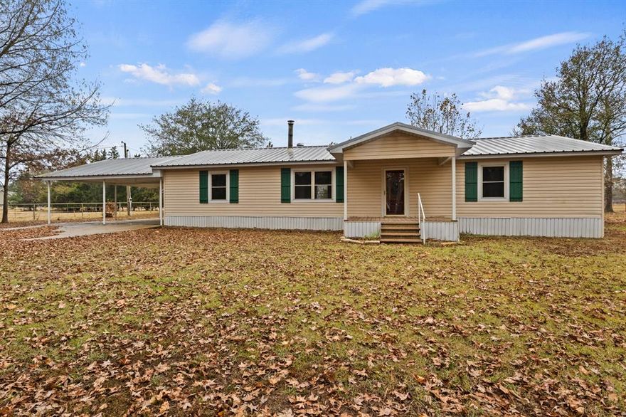 Welcome to this charming 3 bed, 2 bath home nestled on almost an acre of land. Boasting over 1,700 square feet of living space, this property is ideal for a growing family. The eat-in kitchen is a chef's dream with plenty of cabinetry and stainless steel appliances. The spacious primary suite features an oversized closet and a luxurious ensuite bath. Two additional guest rooms share a beautifully appointed hall bath. Don't let this gem slip through your fingers! Schedule a showing today and envision yourself making lasting memories in this wonderful home.