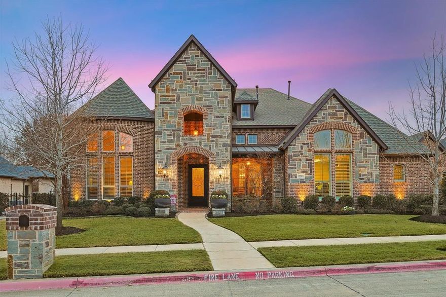 WE HAVE AN AGREED OFFER, JUST WAITING ON RELO SIGNATURES. SHOWINGS ON HOLD. A gorgeous one story, custom built home in Southlake's coveted neighborhood of Chelsea Park. This home sits in front of a greenbelt park on a cul de sac minimizing traffic.Timeless finishes, crisp designer details and open floorplan, are just a few highlights.  The Great Room has wood floors, vaulted ceilings with wood beams that open to the Kitchen with oversized island and commercial grade appliances. The sophisticated Primary Suite has plenty of space for a sitting area, beautiful granite counters in the bath and a large WIC. The secondary bedrooms all have ensuite baths, office could be converted to a 5th BR. Back of the home features three French doors that overlook the outside grill, living space and sparkling pool and spa. The Study has a wall of cabinets & desk area. The Formal Dining Room overlooks the peaceful front porch sitting area. The Media room is just steps away from main living area.