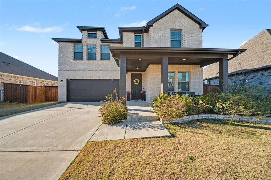 Offering the perfect blend of modern comfort, functionality, and style. Situated in a desirable community with easy access to major highways, shopping, dining, and schools, this property checks all the boxes. Inside, you will find a spacious open-concept layout ideal for everyday living and entertaining. The light-filled living area flows seamlessly into the kitchen, featuring ample cabinet and counter space, perfect for gatherings. The primary suite offers a private retreat with an en-suite bathroom and walk in closet, while the secondary bedrooms provide plenty of flexibility Including an office space for those who work from home. Enjoy outdoor living with a private backyard, perfect for relaxing, play, or future customization. Additional highlights include energy efficient features, modern finishes, and thoughtful design throughout. Located just minutes from US-80, schools, parks, and local amenities, this home delivers both convenience and lifestyle. Whether you're a first-time home buyer, growing household, or investor, this is an exceptional opportunity in one of Forney's fastest growing areas. Don't miss your chance to own a move-in ready home in a prime location.
