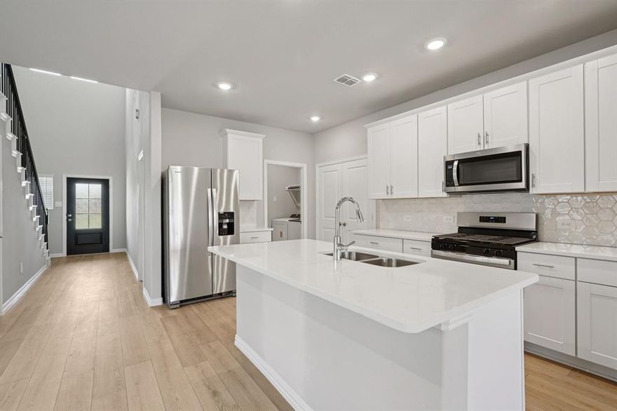 Brand new, energy-efficient home available by Dec 2025! Turn the kids loose in the Olympic's second-story loft space while hosting downstairs in the open concept living area. The private main level primary suite features dual sinks and walk-in closet for ample storage. Lakehaven is a master-planned community located at the edge of Lavon Lake, featuring all of the modern amenities. Family time will turn into lake time during the warm Texas summers. The Spring Series will boast six floorplans from our National Park Collection that range in size from approximately 1,270 sq. ft. to 2,255 sq. ft.  Each of our homes is built with innovative, energy-efficient features designed to help you enjoy more savings, better health, real comfort and peace of mind.