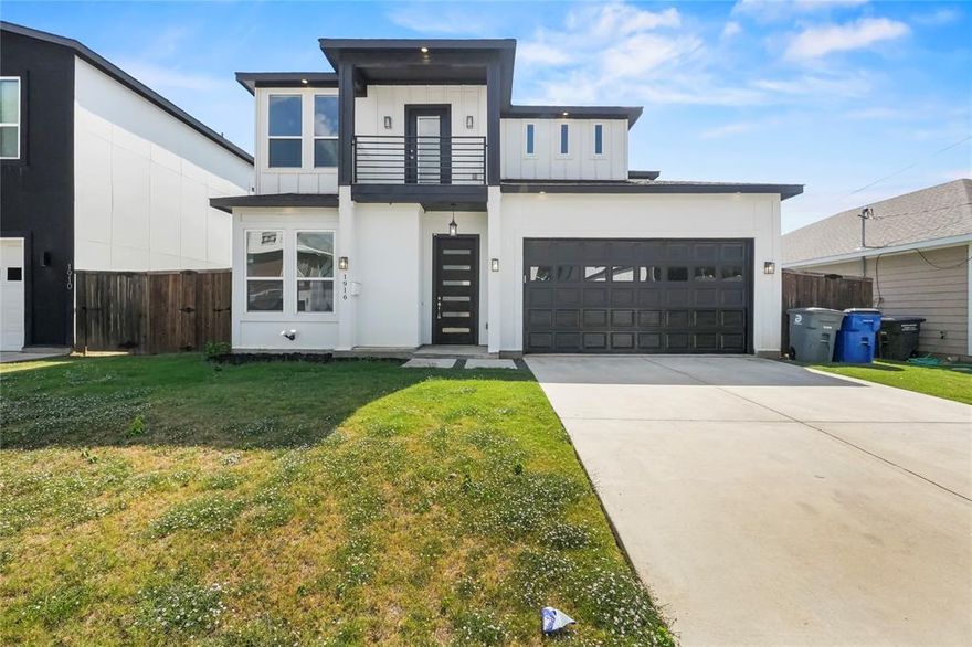 Check out this stunning modern home in West Dallas, just minutes from downtown. Featuring 4 bedrooms, 3 full bathrooms, and 2,283 sq. ft. of living space, this residence is designed with an open-concept floor plan, top-of-the-line appliances, and sleek modern finishes throughout. The primary suite is tucked away upstairs for privacy, while an additional bedroom on the main floor can easily serve as a guest room or home office. The remaining spacious bedrooms are located upstairs as well. Step outside to a generous backyard offering endless possibilities perfect for entertaining, gardening, or simply relaxing. Conveniently located near major highways, vibrant entertainment, and all that downtown Dallas has to offer, this home blends style, comfort, and accessibility.
