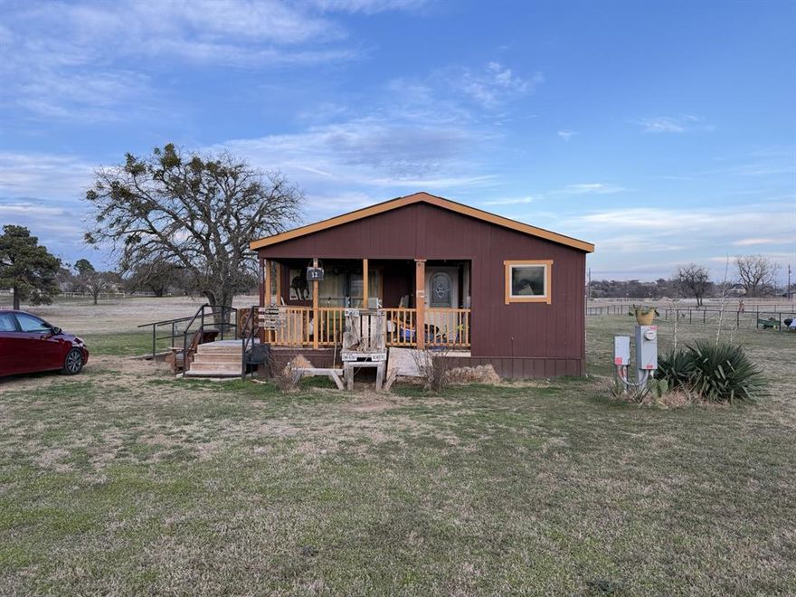 Amazing country setting on one acre! 3 bedrooms, 2 bathrooms. The kitchen and dining area are open to the living room making this a great space for entertaining family and friends. Spacious primary bedroom that has an ensuite bath that features separate vanities, garden tub and separate shower. Nice sized secondary bedrooms. At the end of the day, you can relax on the large front porch and enjoy the peaceful setting.