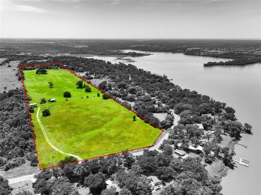 Lake View on this Unrestricted 29+ -acre Ag exempt tract located just steps from Lake Mexia. Approximately 24 acres open pasture with ~5 acres of
mature hardwoods offering privacy and a mix of terrain. Property includes a fully insulated shop, equipment shed, and a private
water well. Ideal for residential, recreational, agricultural, or investment use with no restrictions in place. Peaceful rural setting with
easy access to the lake, offering great potential for homesite development, weekend retreat, or livestock use. Utilities available.
Come take a look for yourself!