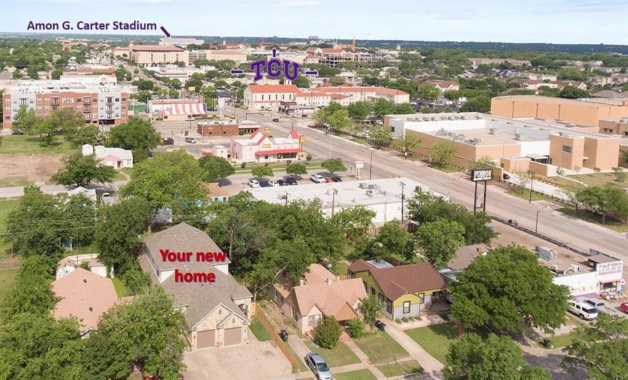 Prime Duplex Opportunity in Fort Worth’s Rapidly Expanding TCU and Medical District Corridor! This well-maintained property features two units, each offering 3 bedrooms, 2 bathrooms, an attached 1-car garage, a private fenced yard, and a covered patio, ideal for comfort, privacy, and functionality. Inside, you’ll find granite countertops, wood-vinyl flooring, spacious living areas, and dedicated laundry rooms designed for easy everyday living. Recent updates include a roof updates 2020–2021 and refreshed interiors with durable finishes and thoughtful layouts that maximize efficiency. The property is currently occupied, providing a turnkey investment opportunity suited for multi-generational living, long-term rentals, or portfolio expansion. Located near major hospitals, university campuses, the Cultural District, and local dining, residents enjoy quick access to I-35W, Downtown Fort Worth, and key area attractions. The nearby TEXRail line and planned transit expansion continue to enhance connectivity and neighborhood growth, strengthening long-term value. With separate utility meters and no HOA, this is a rare find in a high-demand location with strong future potential. Contact Listing Agent for showing details.