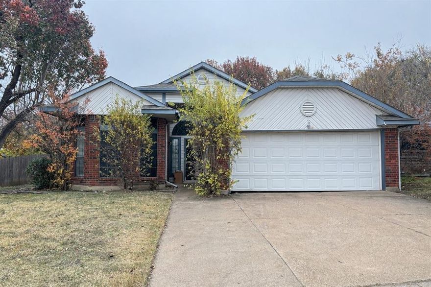 Single-story home located in the established Collingwood Village community of Arlington. The property offers a functional layout with a central living area, dining space, and a kitchen that connects easily to the main living areas. The home includes an attached garage and a fenced backyard with room for outdoor use. Conveniently situated near major roadways, shopping, dining, parks, and schools within Mansfield ISD, with easy access to I-20 and surrounding areas. Property needs work and is being sold as is.