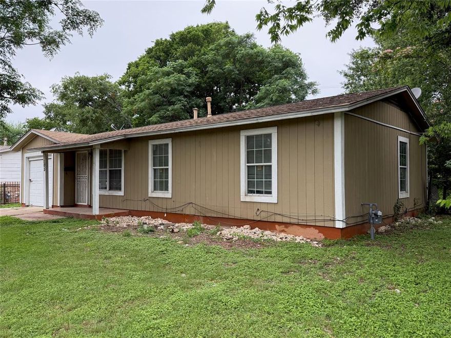 Welcome to 1105 De Ridder Avenue, a 3-bedroom, 1-bath home offering excellent value and convenience in Fort Worth. Ideal as a starter home or investment opportunity, this property combines recent updates with a functional layout. Inside, you’ll find new flooring, fresh paint, and updated bathroom finishes, offering comfortable living spaces and well-sized bedrooms suited for a variety of needs. Step outside to an extra-large backyard with plenty of room for outdoor living, entertaining, or future improvements.

Conveniently located near Fort Worth Meacham Airport, with easy access to Highways 820 and 35, and close to a variety of shopping and dining options, this home delivers both accessibility and potential. Affordable, updated, and centrally located — 1105 De Ridder Avenue is a great opportunity you won’t want to miss.