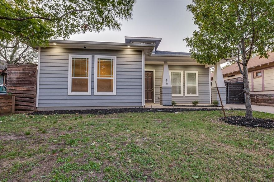 Ready for immediate move-in. Beautifully updated 2017-built rental home in North Oak Cliff, perfectly located between Winnetka Heights and the Bishop Arts District. This property offers an open layout with hardwood floors, quartz countertops, and a modern kitchen with a large island and stainless-steel appliances, including a Samsung refrigerator. Enjoy four spacious bedrooms with a private primary suite and two full bathrooms. The large backyard features an electronic cedar gate, detached two-car garage, and extended driveway for ample parking. Additional perks include a Ring doorbell and Nest thermostat. Conveniently close to schools, restaurants, shops, and local amenities. Rental requirements: verifiable rental history, minimum 580 credit score (hard pull), income of at least 2.5x rent, and no evictions.