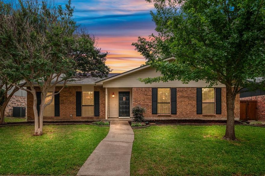 **HVAC Replaced on June 12 with Trane 4-ton heat pump system. ROOF replaced in May 2025.** Prime location for this beautifully updated and maintained four-bedroom home located in the heart of Coppell. Large systems have all been checked and are ready for new owners. Lovely features throughout from crown molding to updated flooring. Freshly painted on exterior and replacement with Hardy plank. The four bedrooms are nicely sized and provide easy access to the adjacent hall bathroom. The light and bright galley kitchen boasts SS appliances and quartz counters, and the refrigerator will convey to the new owners. The utility room is in a separate room off the kitchen and provides easy access to the garage and provides a closet for additional storage or pantry items. This home feeds into the acclaimed Coppell ISD and is a great local for commuters, as it is close to 121, 635, 114, 161 and I-35E. Centrally located North of 635 between Dallas and Fort Worth and just minutes from DFW Airport.