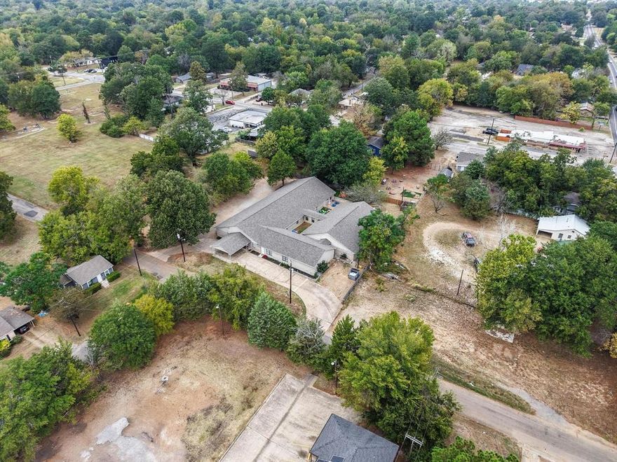 Formerly a daycare, this versatile 11,000+ SF commercial property sits on 1+ acre with dual road frontage in a Multi-Family Dwelling District. The functional layout includes 12 private rooms with full baths, office areas, a commercial kitchen, laundry, and multiple flex spaces, creating endless end-use potential for multi-family conversion, co-working, flex office suites, medical or wellness, senior-focused services, hospitality group lodging, or community training space. Centrally located near downtown, shopping, and medical centers, it supports strong lease demand and long-term value. Current income supports an estimated 10% cap rate with upside potential, and the property is located in a Texas Opportunity Zone offering potential tax incentives.